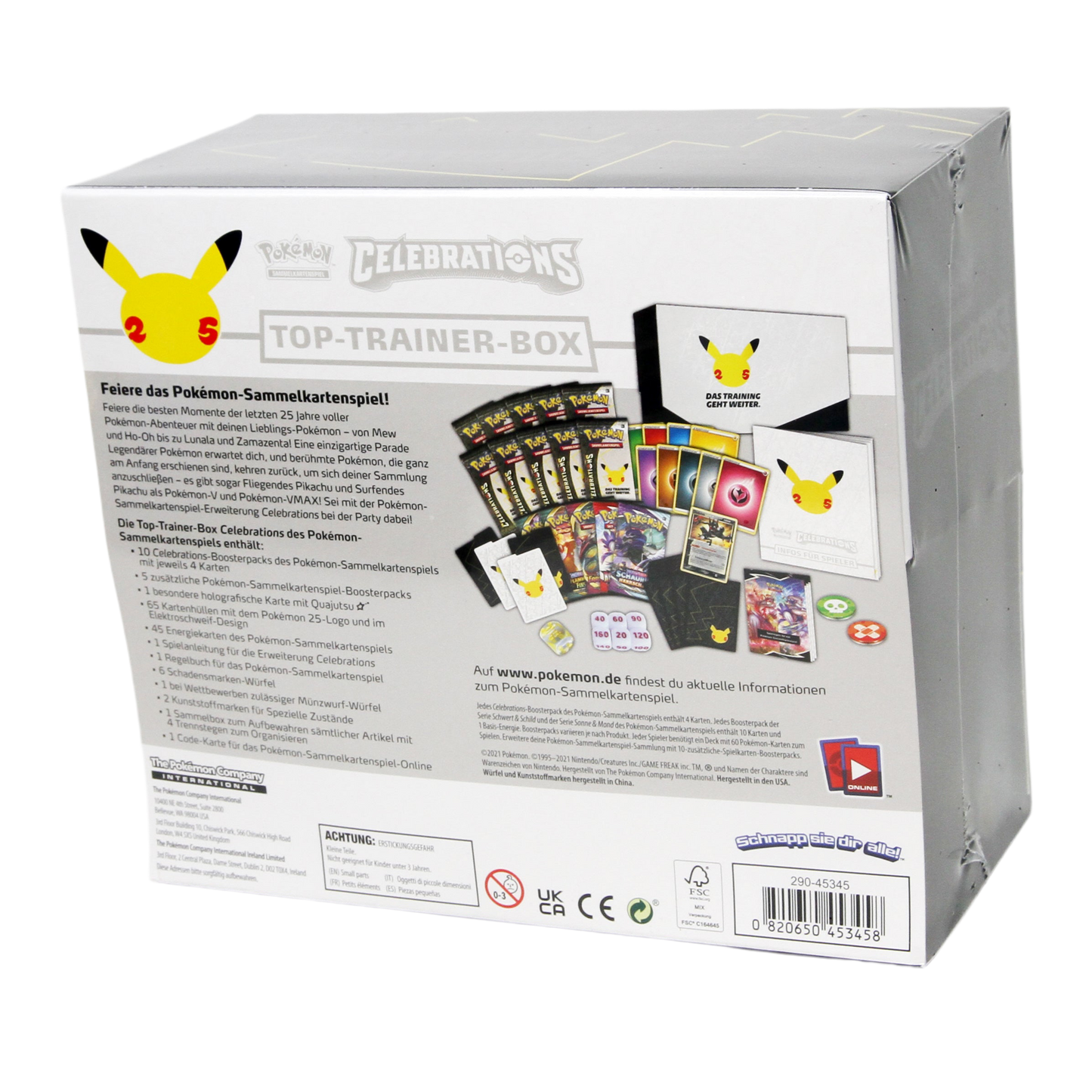 Pokémon: Schwert & Schild - Celebrations - Top Trainer Box (DEU)