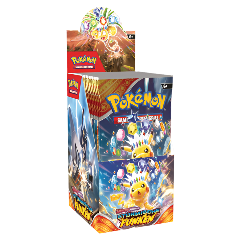 Pokémon Karmesin & Purpur - Stürmische Funken 18er Booster Display (DE)