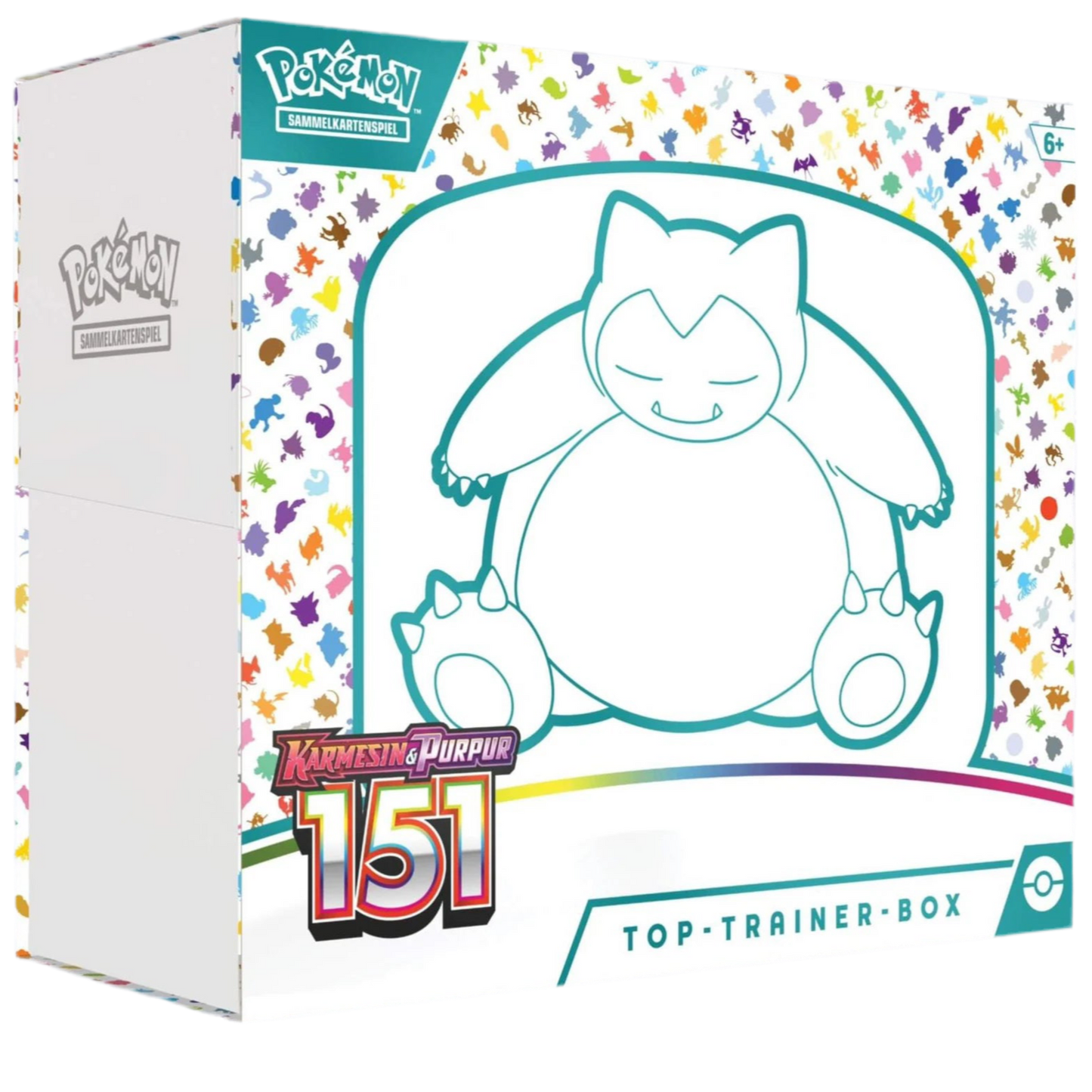 Pokémon Karmesin & Purpur - 151 Top-Trainer-Box (DE) - Preisetikett auf der Folie (siehe Bilder)