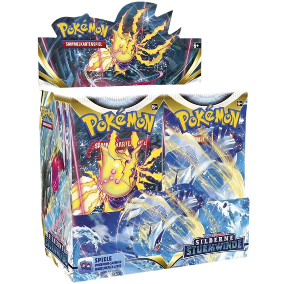 B-Ware Pokémon Schwert & Schild - Silberne Sturmwinde 36er Booster Display (DE)