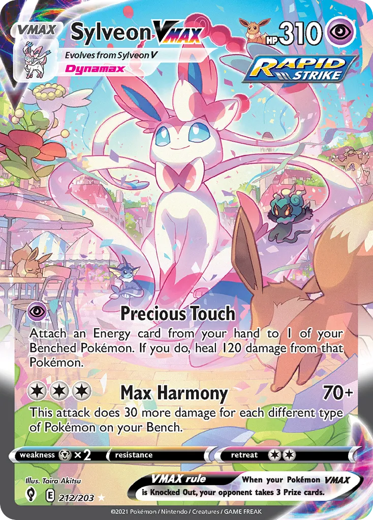 Evolving Skies 4 Booster Set – Alle 4 Booster-Artworks | Rayquaza, Umbreon, Sylveon & Duraludon | Englisch | Sammlerstück