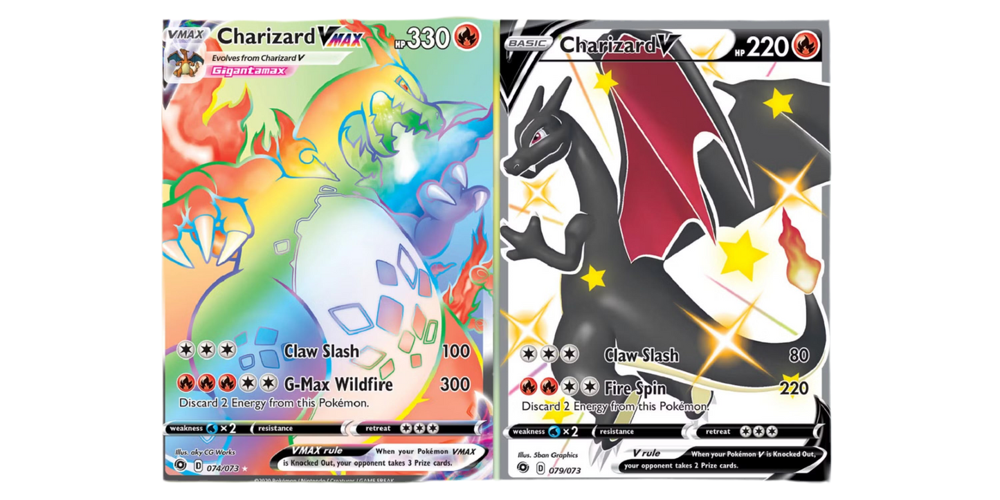 Pokémon Champion’s Path Elite Trainer Box mit 10 Boostern und Glurak V Promokarte