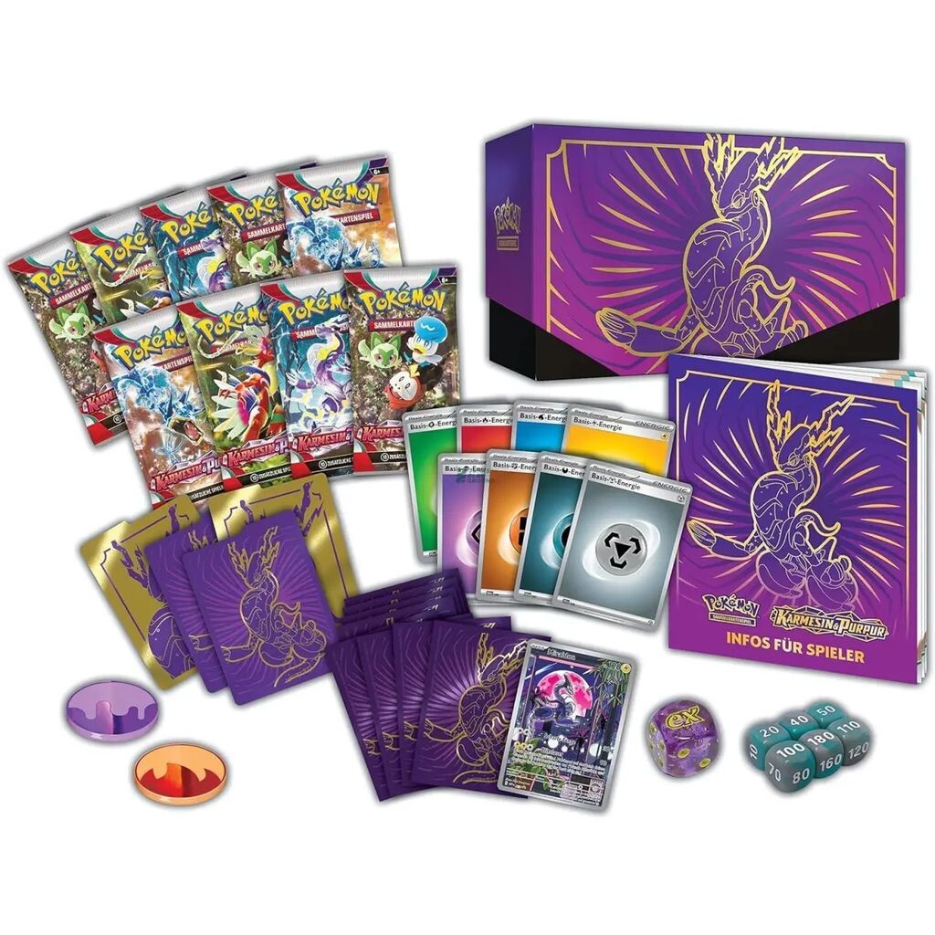 Pokémon Karmesin & Purpur Top Trainer Box Miraidon (DE)