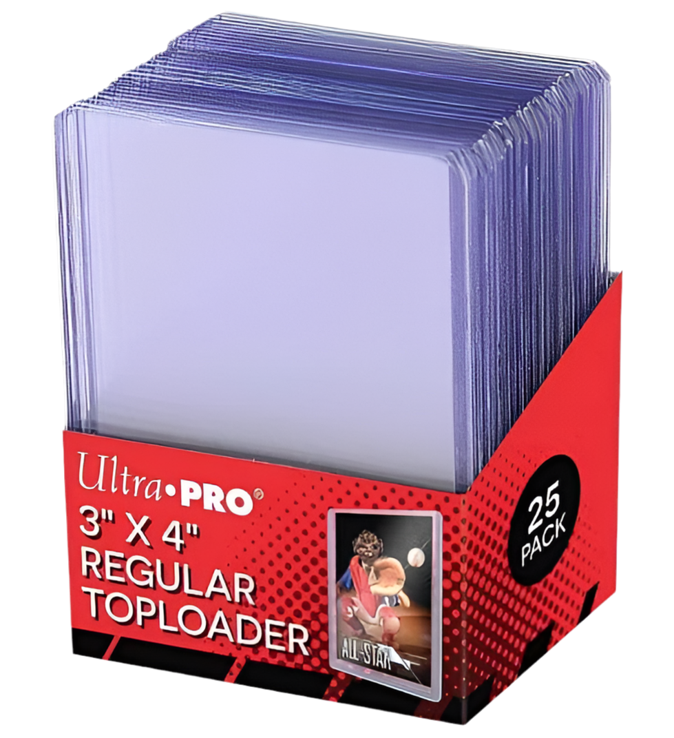 Ultra Pro Premium Toploader Kartenhüllen 25 Stück Ultra Clear Regular 3x4