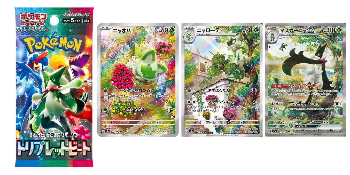 Pokémon Display - "Triplet Beat" (sv1a) Japanisch