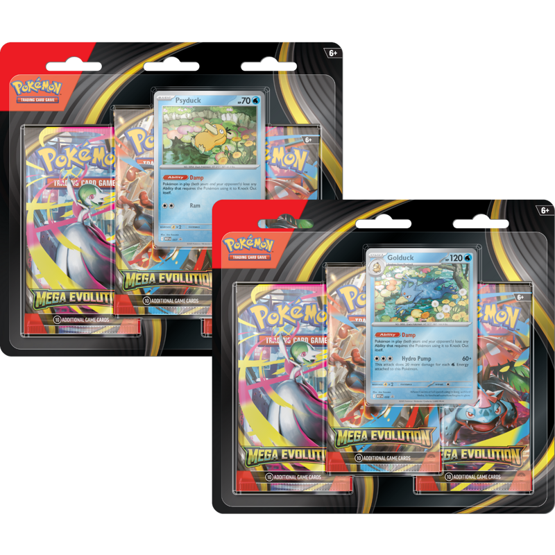 Pokémon Mega Evolution 3-Pack Blister Random (ENG)