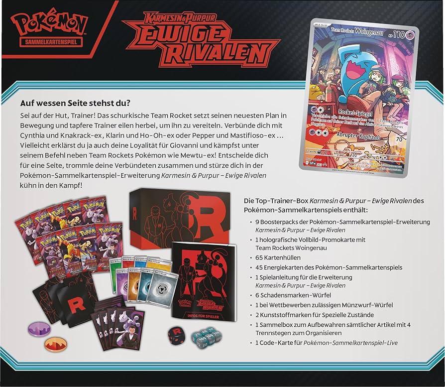 Pokémon Karmesin & Purpur Ewige Rivalen Top Trainer Box KP10