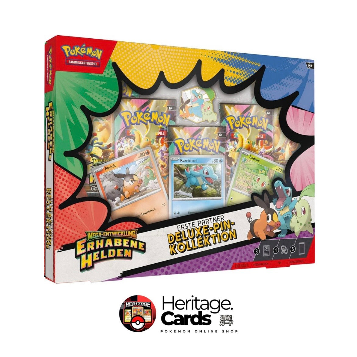 Pokémon Erhabene Helden Deluxe-Pin-Kollektion (DE)