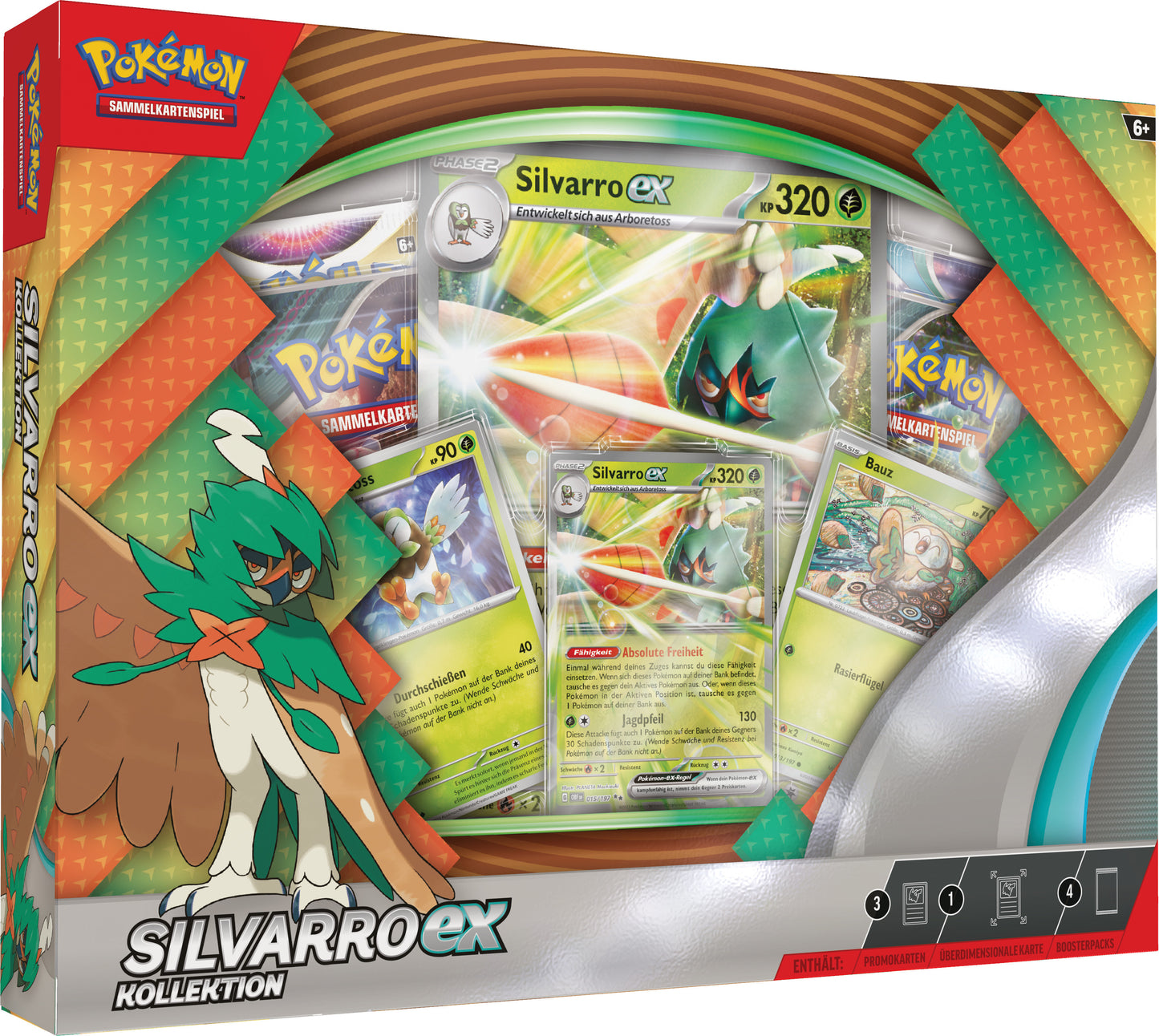 Silvarro EX Kollektion Booster Verlorener Ursprung Maskerade im Zwielicht Paradox Rift Promokarten Holografische Karte 
