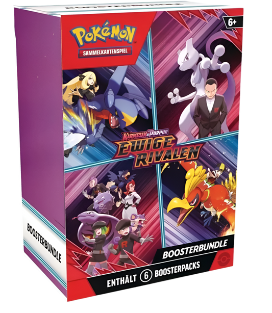 Pokémon Boosterbundle Karmesin & Purpur - Ewige Rivalen (DE)