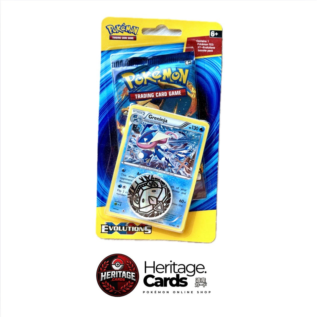 Pokémon XY Evolutions Blister Pack Englisch – Greninja Promo – OVP - Charizard Artwork