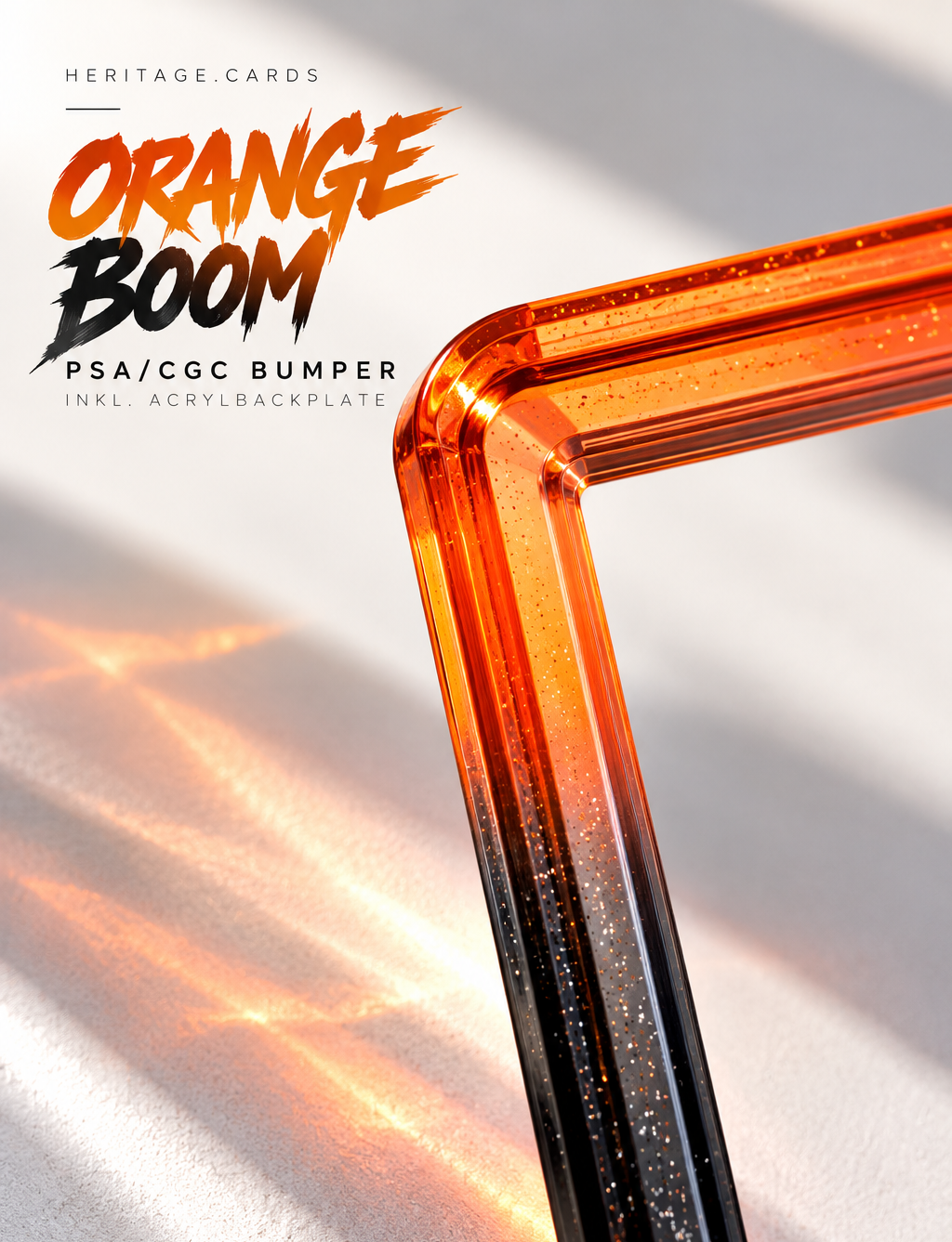 PSA CGC 35PT Slab Bumper inkl. Acryl Backplate „Orange Boom“