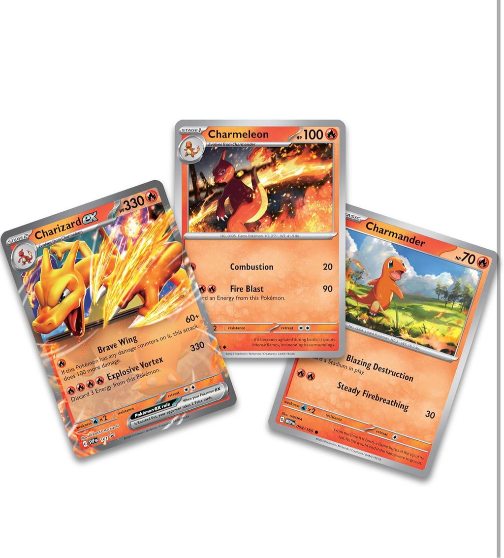 Charizard EX Super Premium Collection – Pokémon Box mit Promokarten, Zubehör und Figur