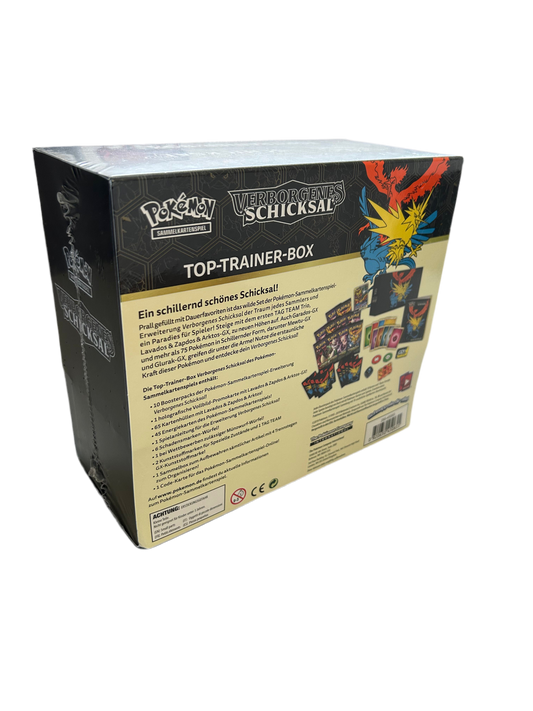 Pokémon Verborgenes Schicksal Top-Trainer Box Sonne & Mond 11.5