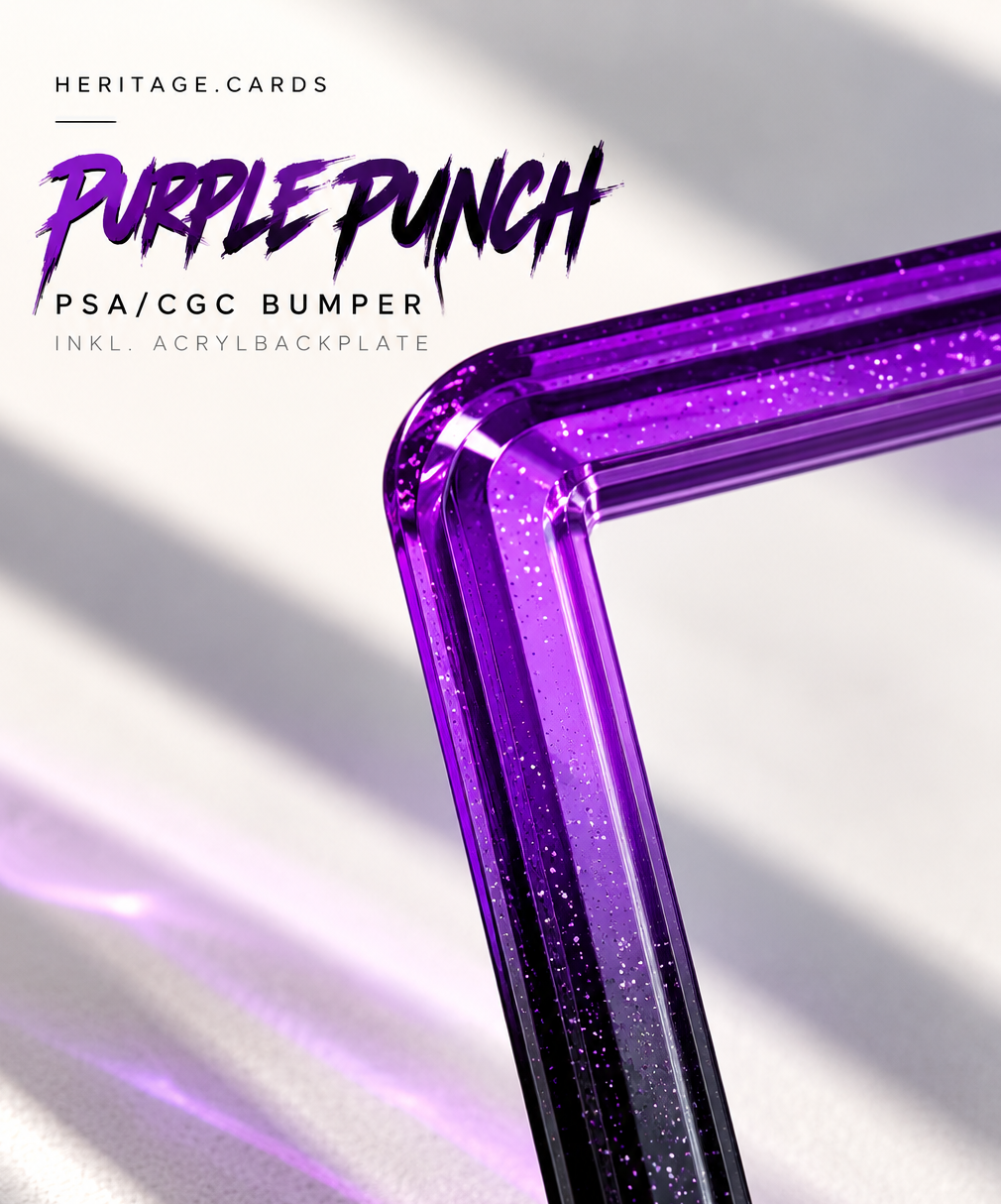 PSA CGC 35PT Slab Bumper inkl. Acryl Backplate „Purple Punch“