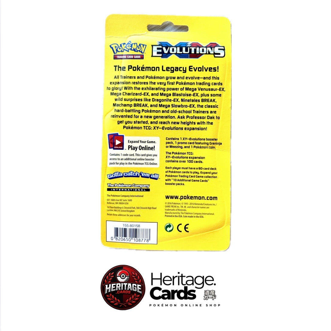 Pokémon XY Evolutions Blister Pack Englisch – Greninja Promo – OVP - Charizard Artwork