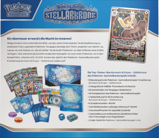 Pokémon: Karmesin & Purpur - Stellarkrone - Top Trainer Box (DEU)