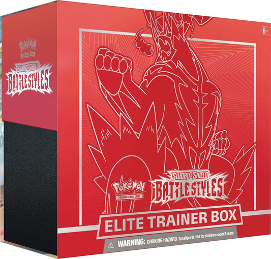 Pokémon Battle Styles Elite Trainer Box – Single Strike Urshifu | 8 Booster, Zubehör & Kartenhüllen | Englisch | Sealed TCG Box
