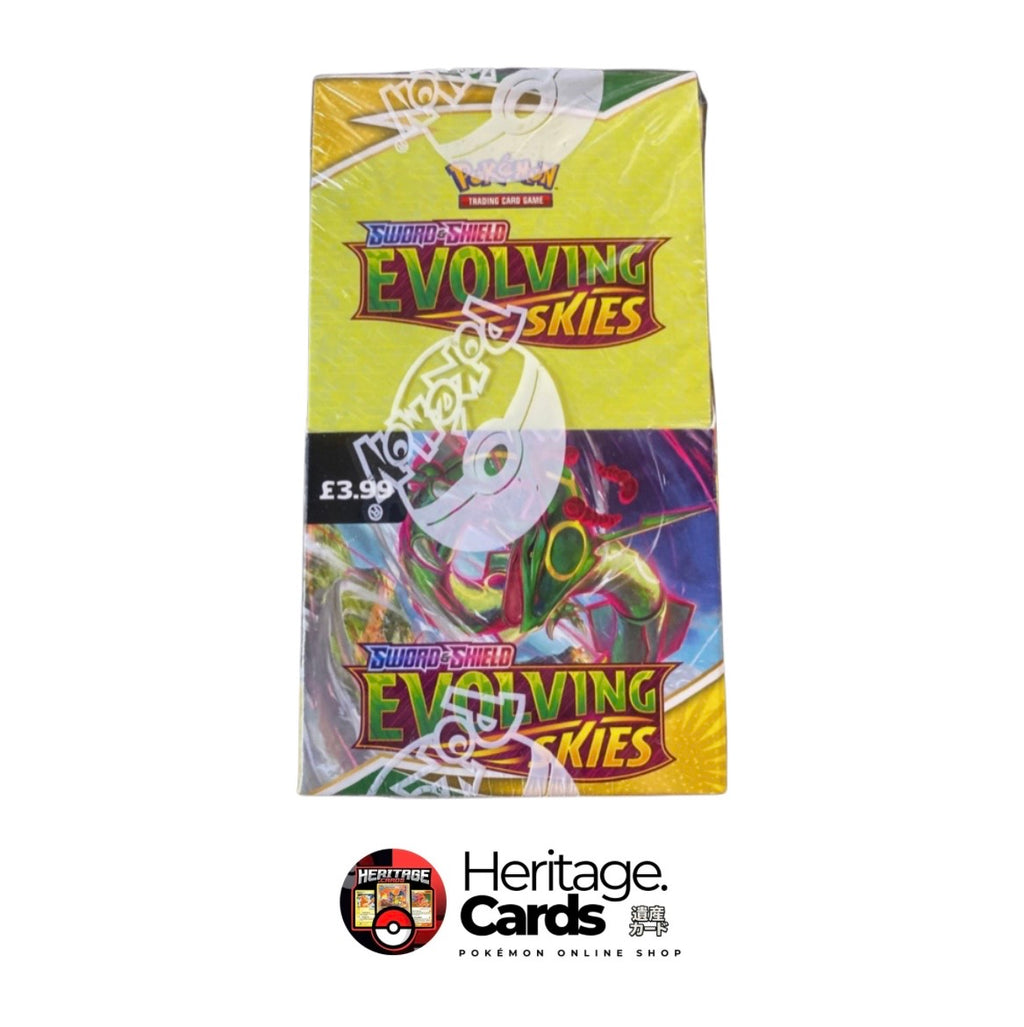 Pokémon Sword & Shield Evolving Skies 18er Booster Display (ENG)