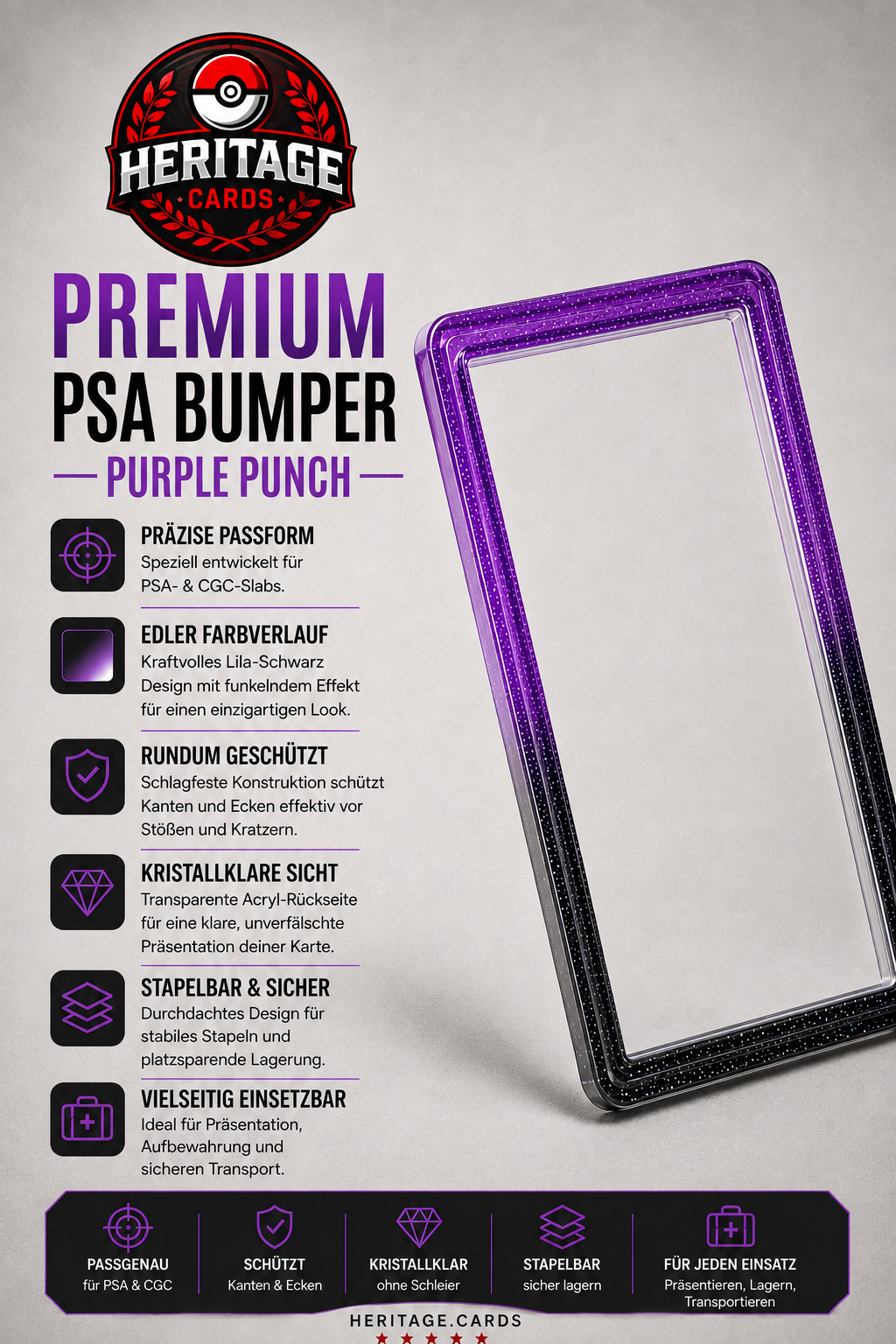 PSA CGC 35PT Slab Bumper „Purple Punch“