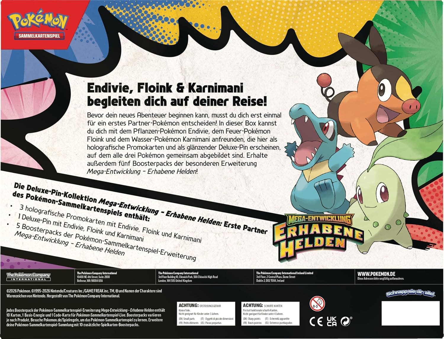 Pokémon Erhabene Helden Deluxe-Pin-Kollektion (DE)