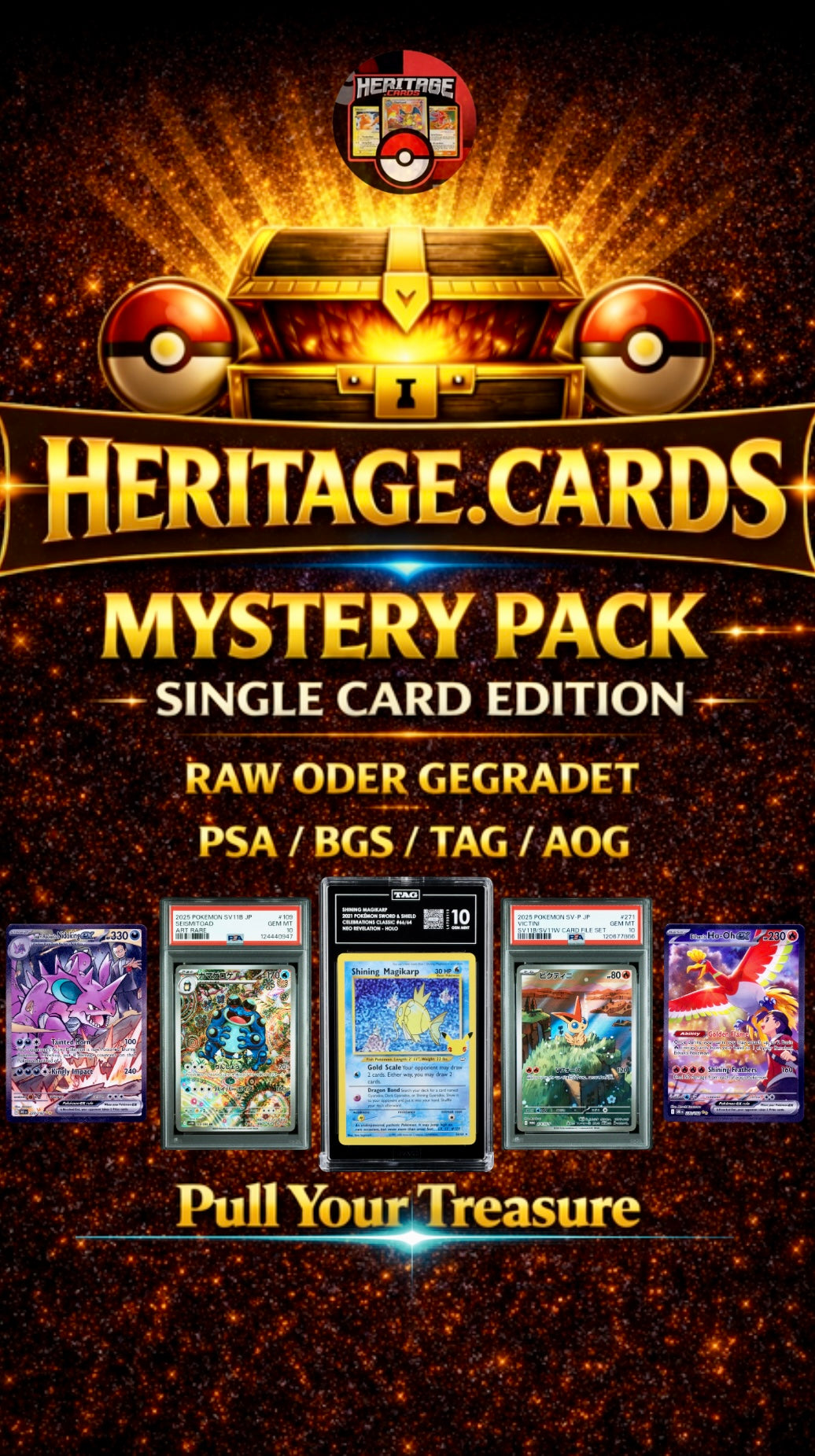 Heritage.Cards Mystery Pack V1.0 Single Card Edition