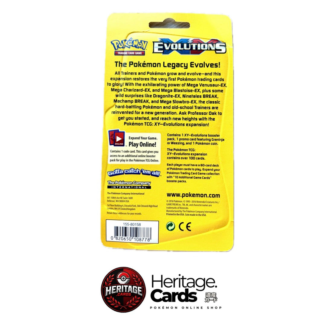 Pokémon XY Evolutions Blister Pack Englisch – Weezing Promo – OVP - Charizard Artwork