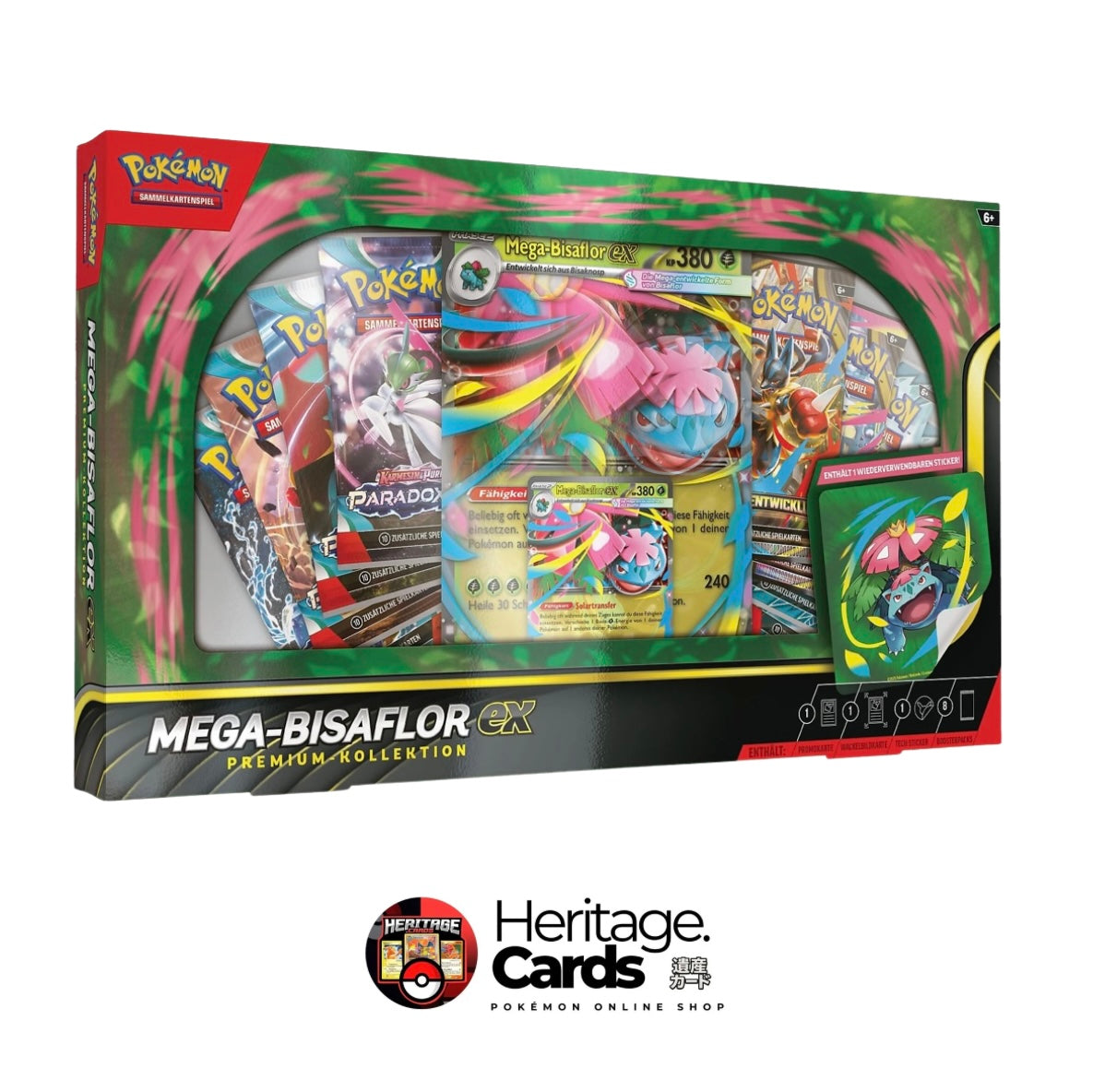 Pokémon Mega Entwicklungen Mega Bisaflor EX Premium Kollektion (DE)