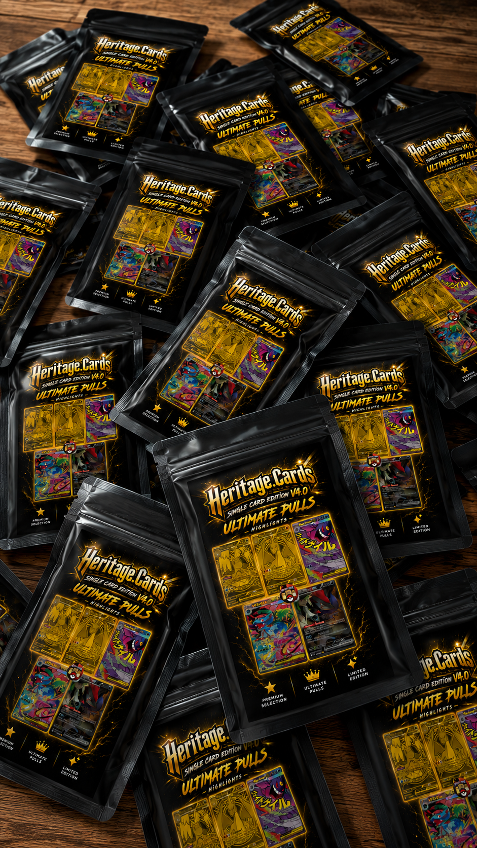 Heritage.Cards Mystery Pack V4.0 – Single Card Edition | Ultimate Pulls