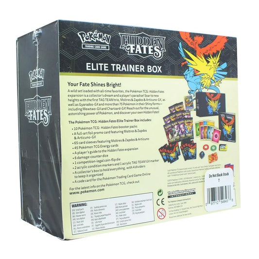 Pokémon Sonne & Mond - Hidden Fates (EN) - Elite Trainer Box