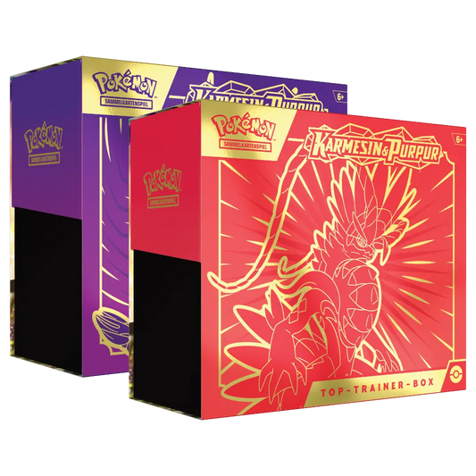 Pokémon Karmesin & Purpur Top Trainer Box Bundle Miraidon/Koraidon (DE)