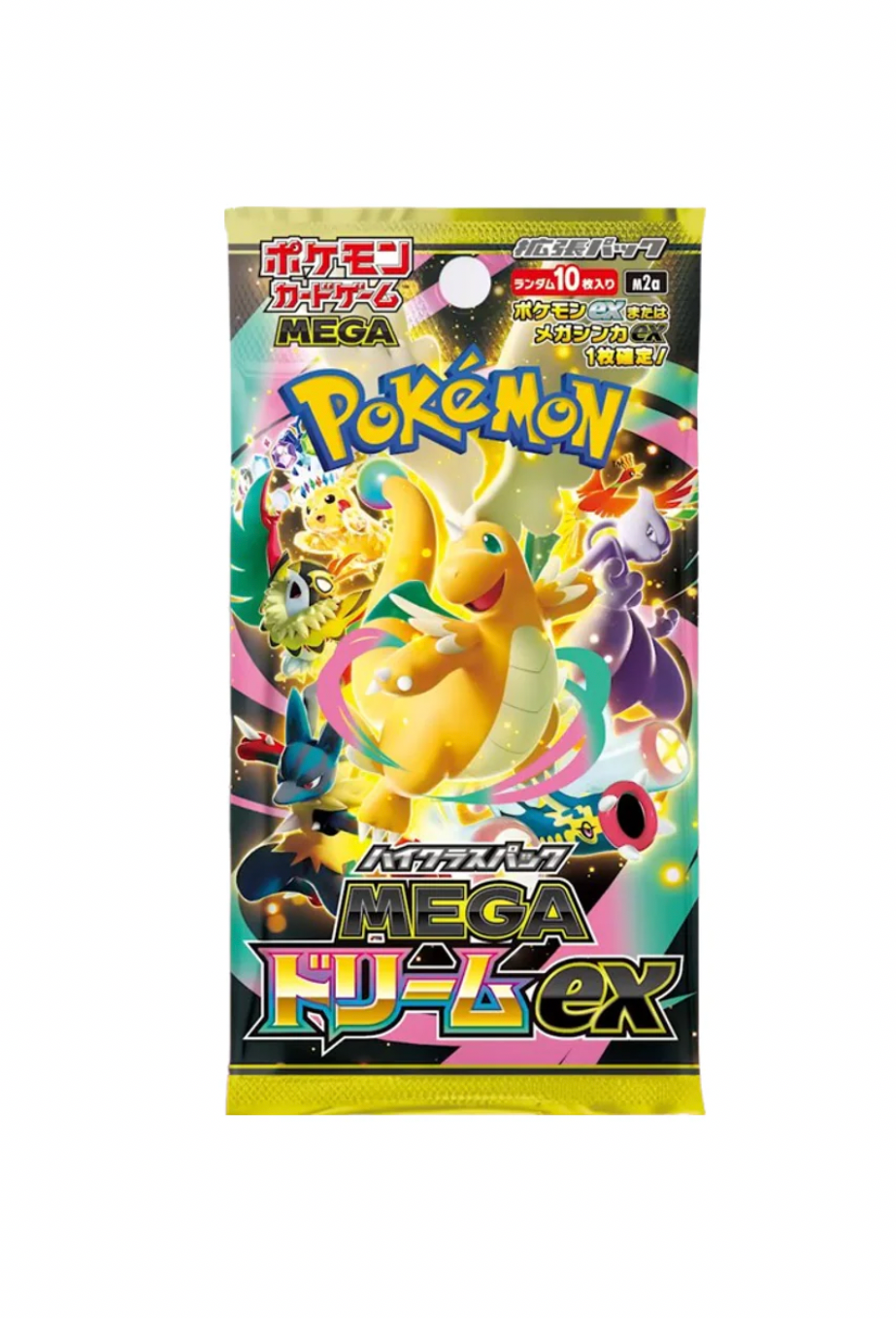 Pokémon Mega Dream EX M2a Booster Box Display (Japanisch) Sealed OVP + gratis Toploader & Sleeves
