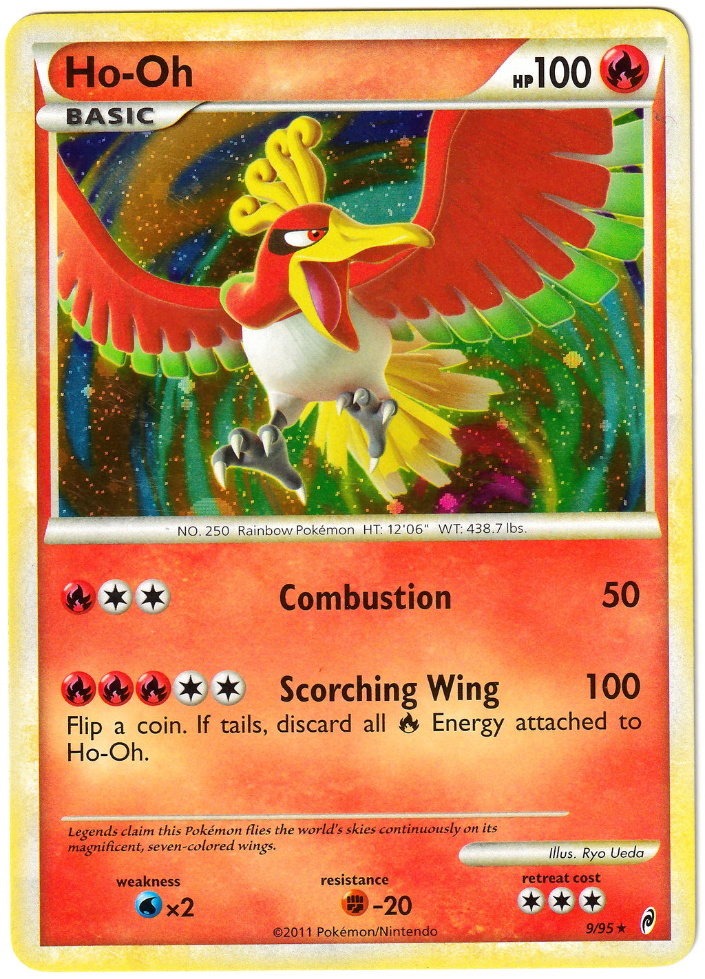 Pokémon Ho-Oh Holo - Call of Legends 9/95 - Excellent (EN)