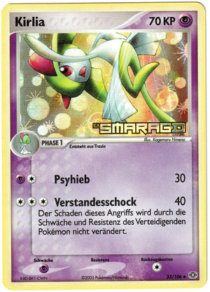 Pokémon Kirlia Stamp - EX Smaragd 33/106 - Excellent (DE)