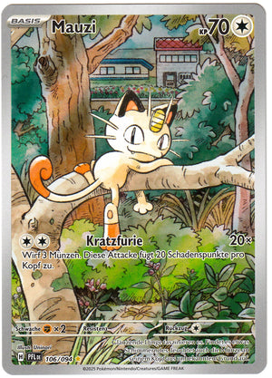 Pokémon Mauzi - Fatale Flammen 106/94 - Near Mint (DE)