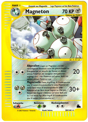 Pokémon Magneton Reverse Holo - Skyridge 20/144 - Near Mint (DE)