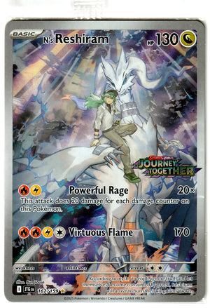 Pokémon N‘s Reshiram Stamp Promo Sealed - Journey Together 167/159 - Near Mint (EN) #1
