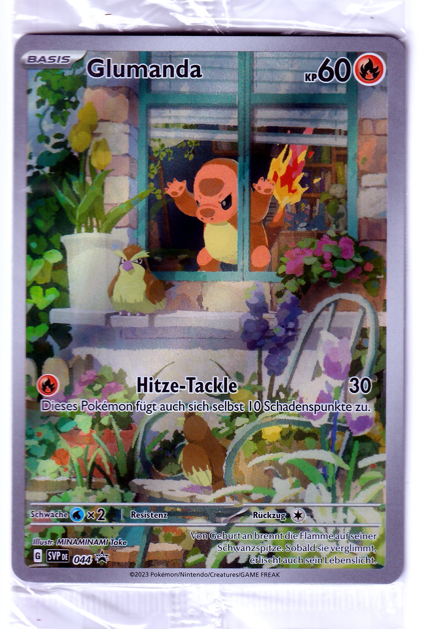 Pokémon Glumanda Sealed - Promo SVP 044 - Near Mint (DE)