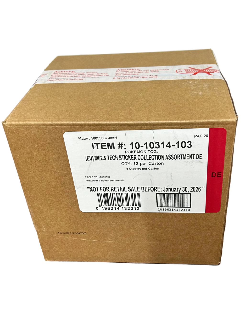 Pokémon Mega Entwicklung Erhabene Helden - 3-Pack-Blister Case - Deutsch