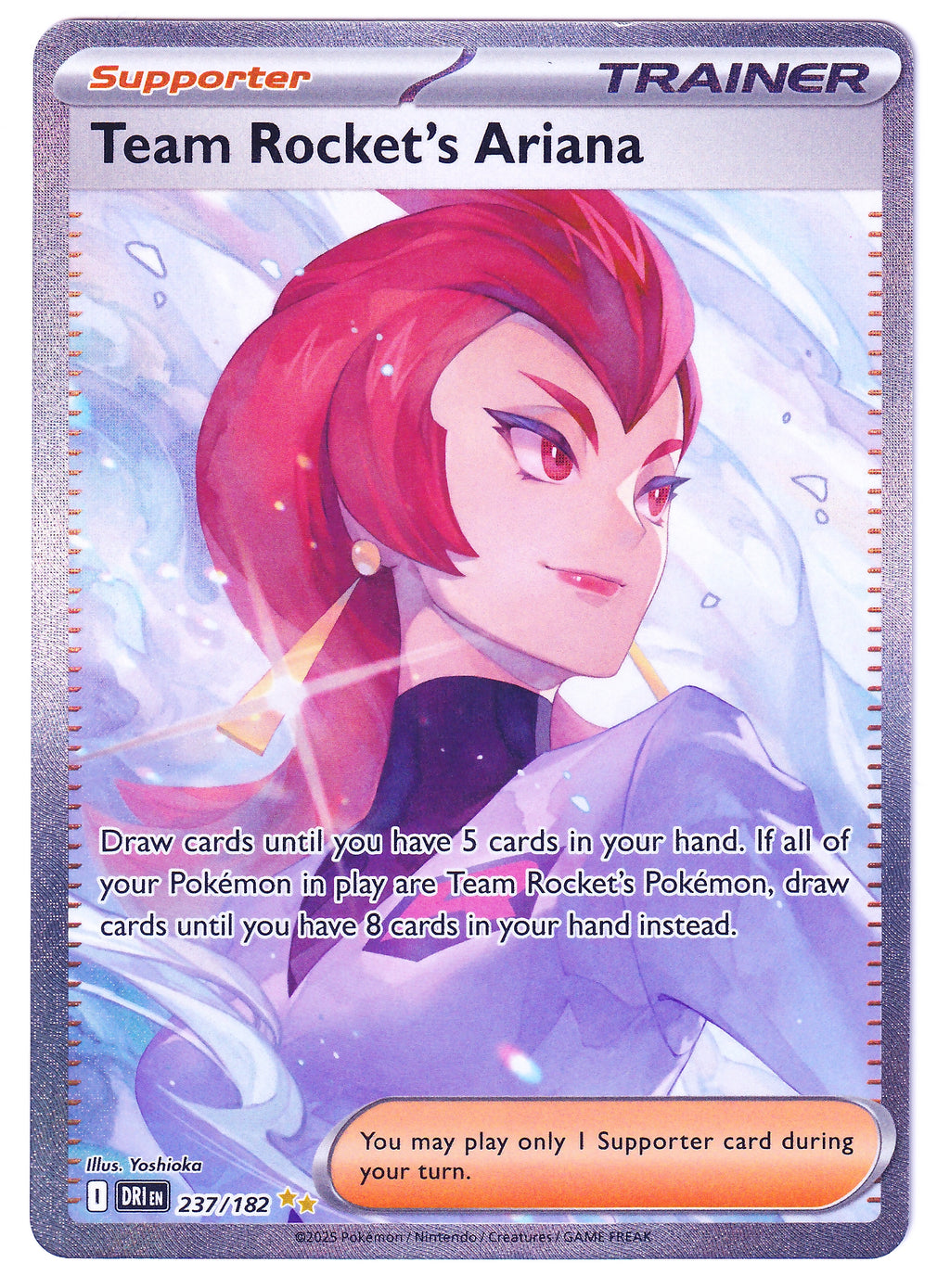Pokémon Team Rockets Ariana - Destined Rivals 237/182 - Near Mint (EN)