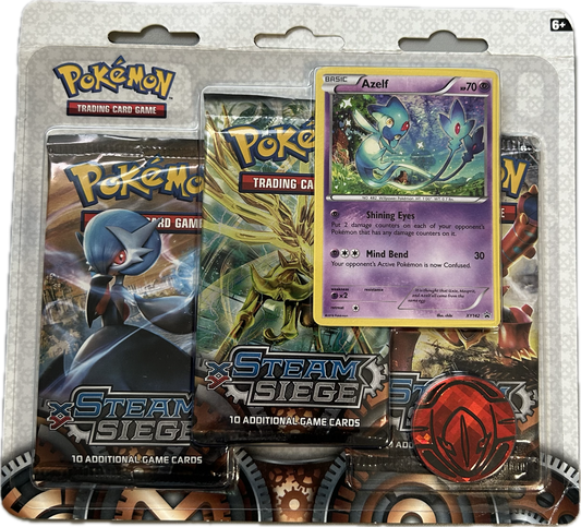 Pokémon 3-Pack Blister Steam Siege – Booster & Holo Promo – Original TCG englisch